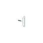 Paumelle fiche diam�tre 13mm hauteur 68mm �poxy blanc - monin - 654000