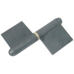 Torbel - paumelle de grille n?ud rond lame au centre 80mm - faure et fils - gps08blct