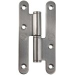 Paumelle 'loutre' inox 160 x 80 bout rond - [sens ouverture:gauche]