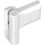Paumelle pour porte pvc. type kt - sv dormant largeur 15 mm recouvrement 15 - 20 blanc 9016 - dr. hahn ...