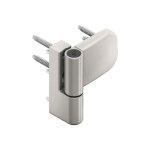 Kintech - paumelle pvc 89 nn - finition : laqu� anodis� f9 - recouvrement (mm) : 19 - 21. 5 finition ...