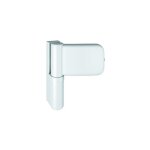 Paumelle standard pour menuiserie bois siku 3d bout rond - hauteur totale : 100 mm - largeur totale : ...
