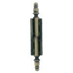 Paumelle universelle 50mm � vases acier vieux bronz� - bros - 1503a504