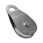 Pca - 1274 poulie ouvrante inox 100 mm de diamtre