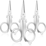 Pcs petits ciseaux pliants mini ciseaux de voyage ciseaux pliables portables de poche porte - cl�s petits ...