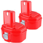Pdstation - 2 pi�ces 14. 4v 4. 8ah ni - mh remplacement de la batterie pour makita pa14 1420 1422 1433 ...