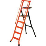Peddinghaus - escabeau 5 marches - hauteur de travail max. 3, 10m - marches caillebotis - 201970