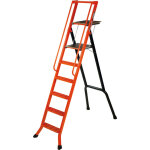 Peddinghaus - escabeau 6 marches professionnel mondelin 201980 en aluminium hauteur d'acc�s 3, 40m avec ...