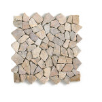 Pegane - carrelage de mosaque / plaque mosaque mur et sol en marbre naturel coloris rose - 30 x 30 ...
