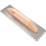 Peigne en acier denture carr� 10 x 10mm en bois 48cm bellota