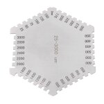 Peigne � film humide hexagonal jauge d'�paisseur de film humide 25 - 3000um