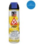 Peinture en a�rosol pintyplus tech 650cc marqueur fluo 360� bleu t118