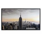 Tableau toile ps 144x3, 5x84 new york encadré noir Tableau toile ps 144x3, 5x84 new york encadré noir