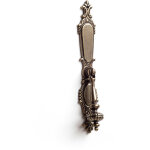 Pendule en zamak avec finition en cuir, dimensions: 26x26x150mm, inserts: 150mm - talla