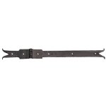 Penture droite charni�re � queue de carpe en 540 mm (390 / 150mm) 35 mm x 4 mm acier cataphor�se noir ...