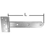 Penture volet 35x2, 5x250mm chrom� brillant