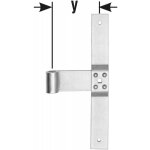 Penture volet d16 x300mm chrom brillant
