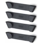 Peny - ensemble de 4 porte - couvercles pour casseroles - gris