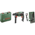 Perceuse electrique a percussion universal impact 700 + coffret et accessoires - bosch
