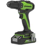Greenworks - perceuse gd24dd35 24 v (sans batterie et chargeur)