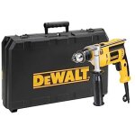 Perceuse percussion - 1 vitesse - 650w mandrin autoserrant 13mm dewalt dwd024k black + decker x