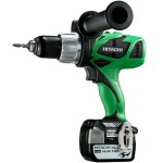 Perceuse percussion 13 mm visseuse 14, 4 v - 3 ah li - ion 74nm hitachi dv 14dbl