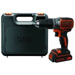 Perceuse  percussion 18v brushless + batterie lithium 1. 5 ah black & decker