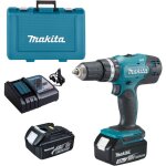 Perceuse � percussion 18v lxt (2x3. 0 ah) en coffret makita dhp453rfe