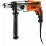 Perceuse percussion black and decker kr911k - qs 910 w 2 vitesses m�caniques avec �tui