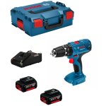 Perceuse  percussion bosch gsb 18v - 21 (2 x 5, 0 ah gal18v - 40 l - boxx 136)