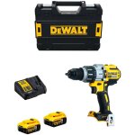 Perceuse � percussion brushless 18v dewalt 2 batteries li - ion 5ah + chargeur + coffret tstak - dcd996p2 ...