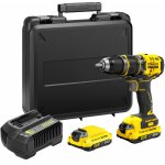 Stanley sfmcd721d2k - qw v20 18v brushless drilling drive with 2 batteries 2ah