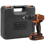 Perceuse  percussion sans fil black & decker bdchd18k - qw 18 v 1x1 5 ah accu.