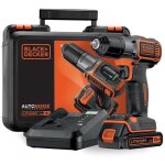 Perceuse sans fil autosense 16 / 28 nm - black + decker - avec 1 batterie 18v 1, 5ah - chargeur - coffret ...