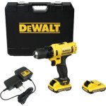Perceuse visseuse 10. 8v li - ion (2x2, 0 ah) dans malette dewalt dcd710d2 - qw