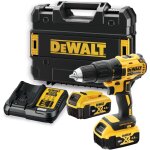 Perceuse visseuse compact 18v xr - dewalt - avec 2 batteries 18v 4. 0ah - coffret - dcd777m2t