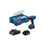 Perceuse - visseuse 18v gsr18v - 21 - bosch - avec 2 batteries 18v 4. 0ah + chargeur + coffret l - case ... Perceuse - visseuse 18v gsr18v - 21 - bosch - avec 2 batteries 18v 4. 0ah + chargeur + coffret l - case ...