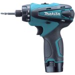 Perceuse visseuse (2x1. 3 ah) accessoires + coffret makita df030dwe