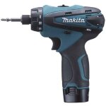 Perceuse visseuse (2x1. 3 ah) accessoires + coffret makita df030dwe