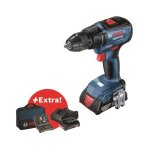 Perceuse - visseuse bosch professional gsr 18v - 50 + 2 batteries 2, 0ah + chargeur gal 18v - 20 + 43 ...
