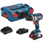 Perceuse - visseuse brushless 18v bosch gsr 18v - 110c - 2 batteries pro - core 4ah + chargeur + coffret ...