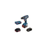 Perceuse visseuse gsr 18v - 28 - bosch - avec 2 batteries 18v 3. 0 ah - chargeur - l - boxx - 0615990l7k ...