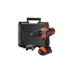 Perceuse - visseuse multievo - 18v - black + decker - avec 1 batterie 18v 1, 5ah - chargeur - coffret ...