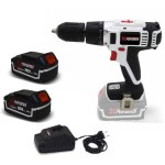 Perceuse visseuse percussion 20v lithium x - performer xp2cid20li - mandrin auto + 2 batteries 4 ah et ...