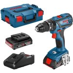 Perceuse - visseuse à percussion sans fil gsb 18v - 28 bosch batterie 2x 2, 0 ah + chargeur en coffret ... Perceuse - visseuse à percussion sans fil gsb 18v - 28 bosch batterie 2x 2, 0 ah + chargeur en coffret ...