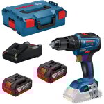 Perceuse - visseuse � percussion sans fil gsb 18v - 55 bosch, 2x 3. 0ah gba et chargeur en l - boxx