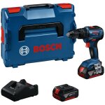 Perceuse - visseuse  percussion sans fil gsb 18v - 55 bosch, 2x 3. 0ah gba et chargeur en l - boxx