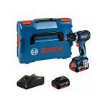 Perceuse - visseuse � percussion sans fil gsb 18v - 90 c bosch, 2x gba 18v 5. 0ah en l - boxx