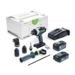 Perceuse - visseuse � percussion sans fil quadrive tpc 18 / 4 5, 2 / 4, 0 i - set / xl - sca festool ...