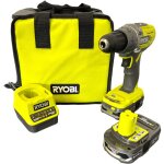 Perceuse - visseuse - r18dd3 - 215s - 18v one + - 2 batteries 1. 5ah - 1 chargeur - ryobi